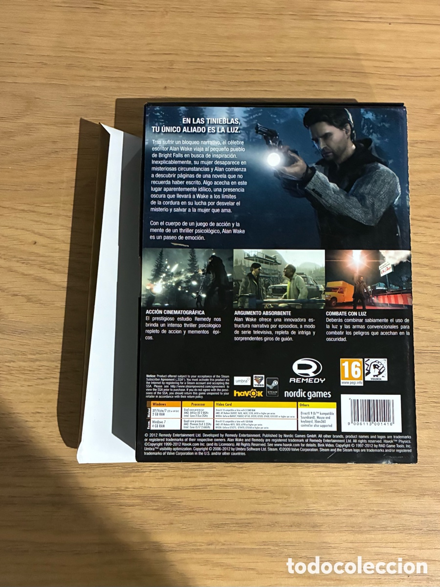 Videojuegos y consolas: Alan Wake Collectors Edition PC DVD - Foto 2