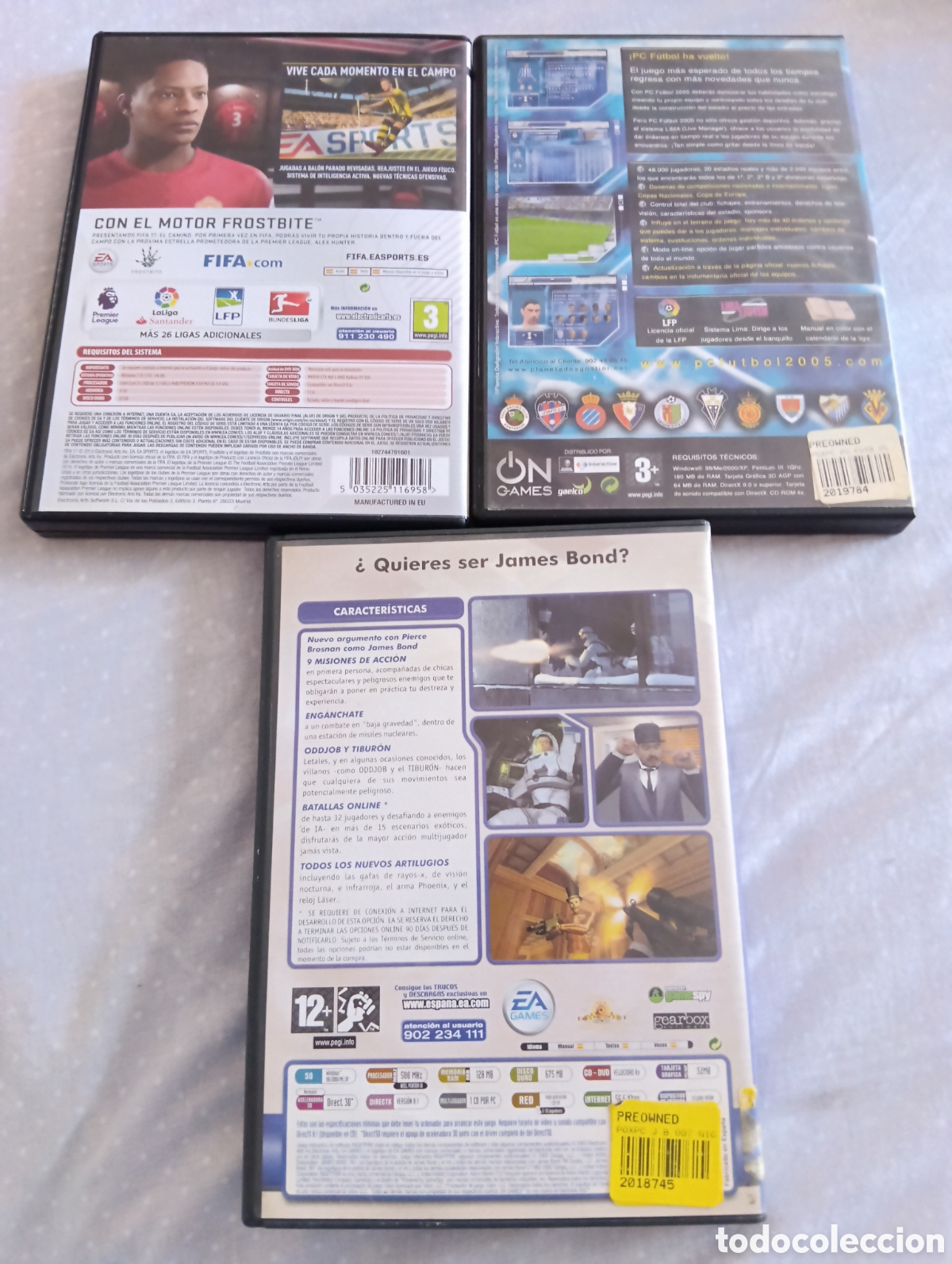 Videojuegos y consolas: Lote de 3 V&iacute;deo Juegos PC. - Foto 2