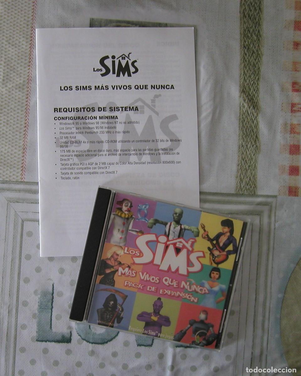 Videojuegos y consolas: JUEGO PARA PC LOS SIMS M&Aacute;S VIVOS QUE NUNCA PACK DE EXPANSI&Oacute;N A&Ntilde;O 2000
