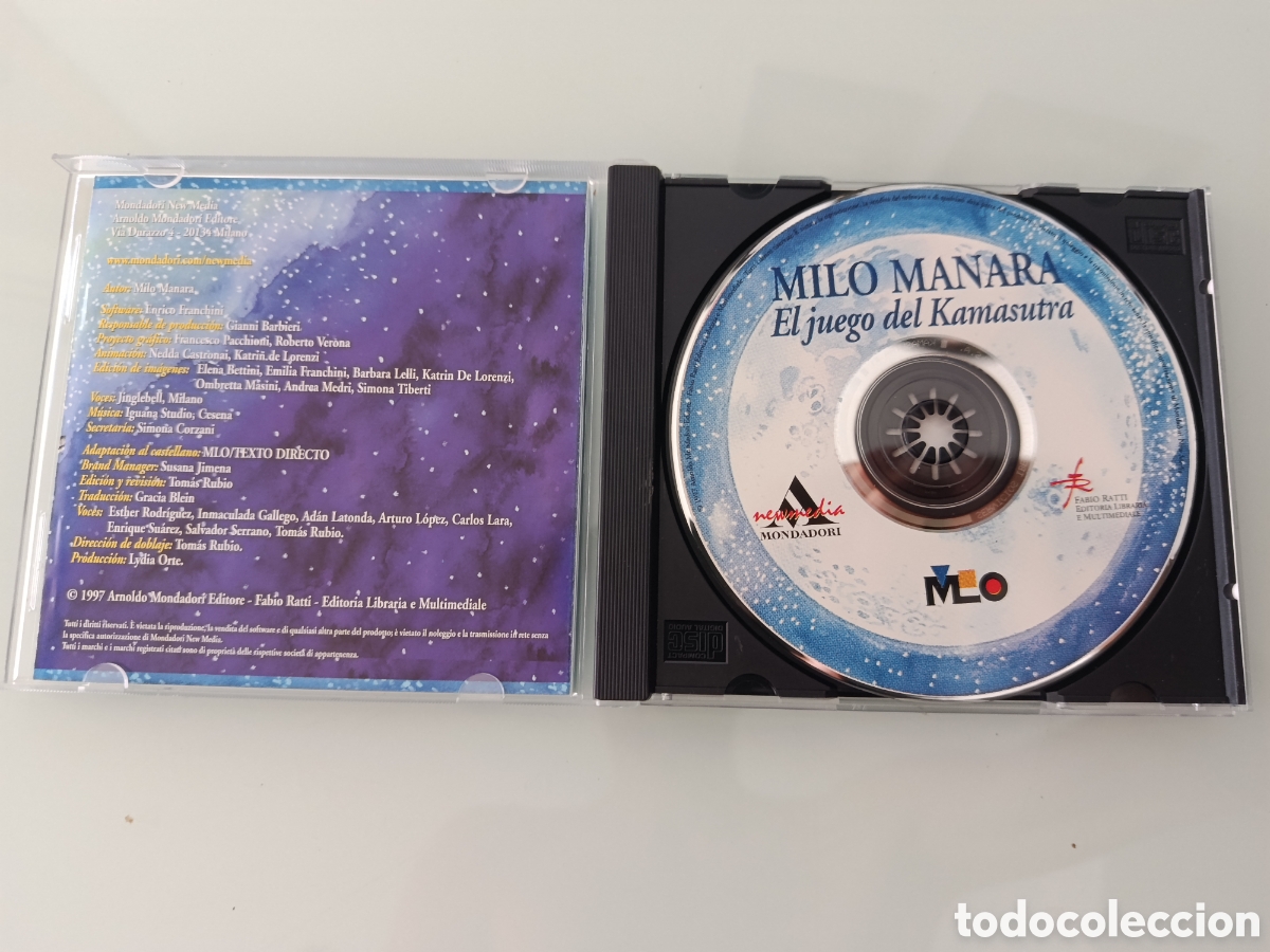 Videojuegos y consolas: MILO MANARA EL JUEGO DEL KAMASUTRA PC CD - Foto 2