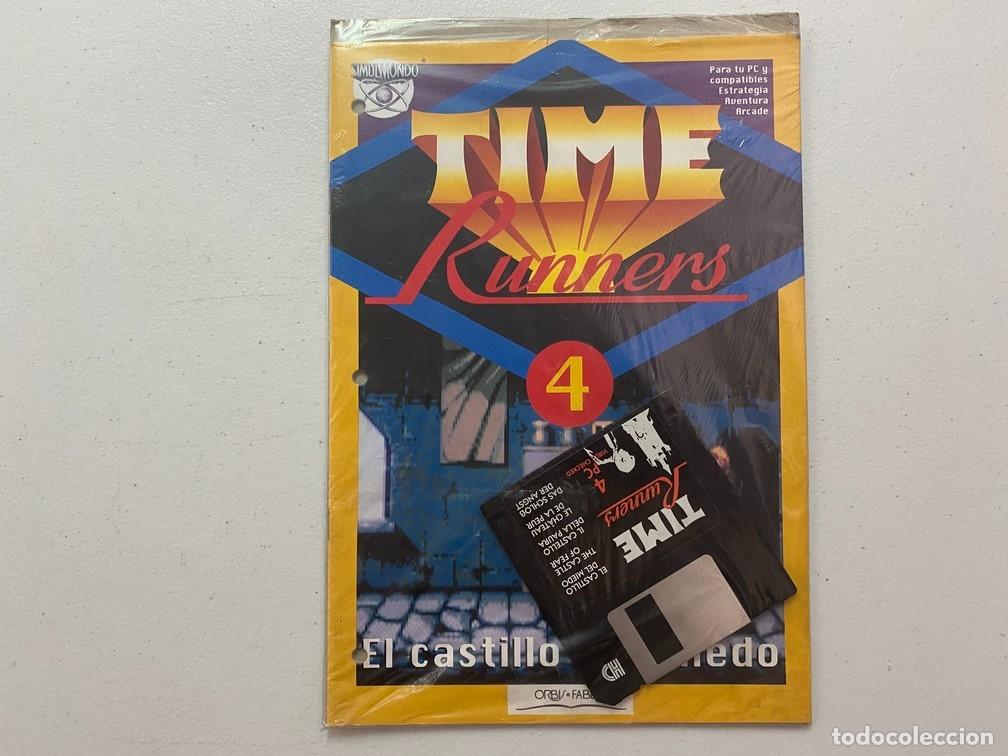 Videojuegos y consolas: Time Runners 4 (SIN ABRIR) - PC Videojuego - JUEGO Y REVISTA - DISQUETE