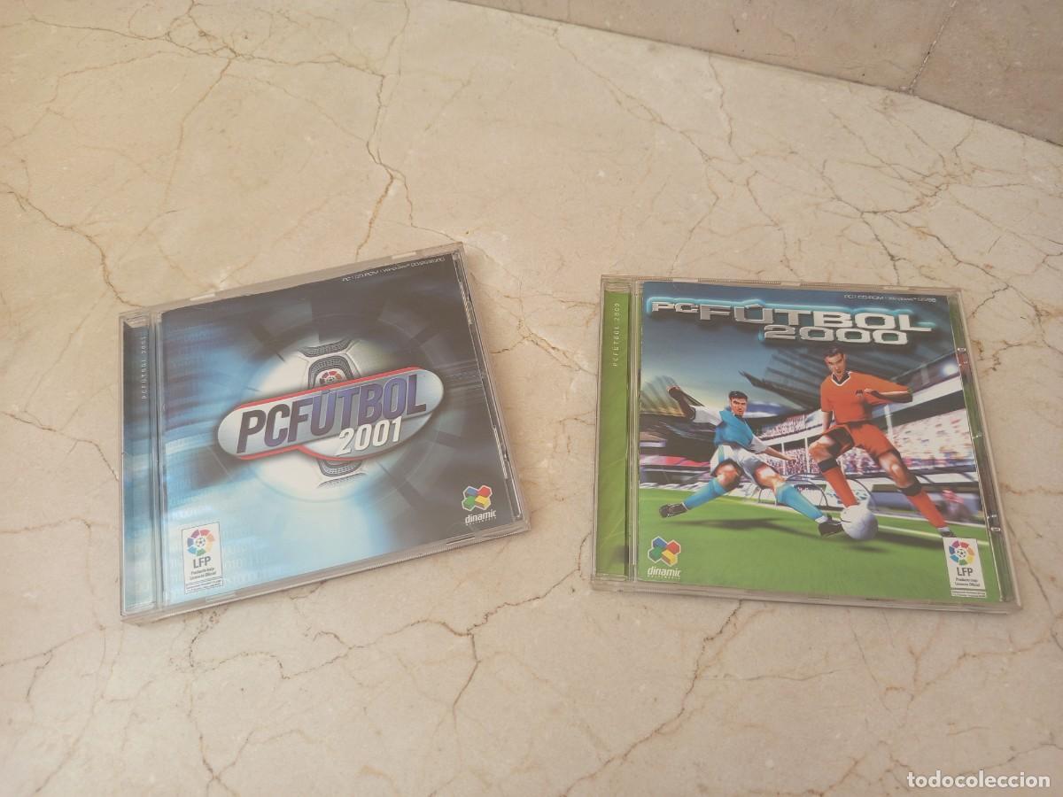 Videojuegos y consolas: Antiguos juegos PC Futbol 2001 y 2000. Funcionan!