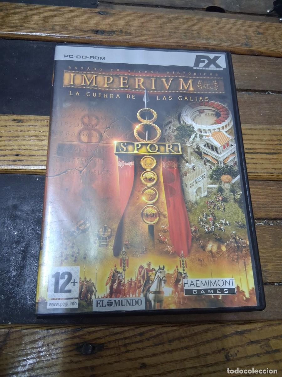 Videospiele und Konsolen: Juego para ordenador pc CD ROM Imperium imperivm La guerra de las galias &eacute;poca romana Roma