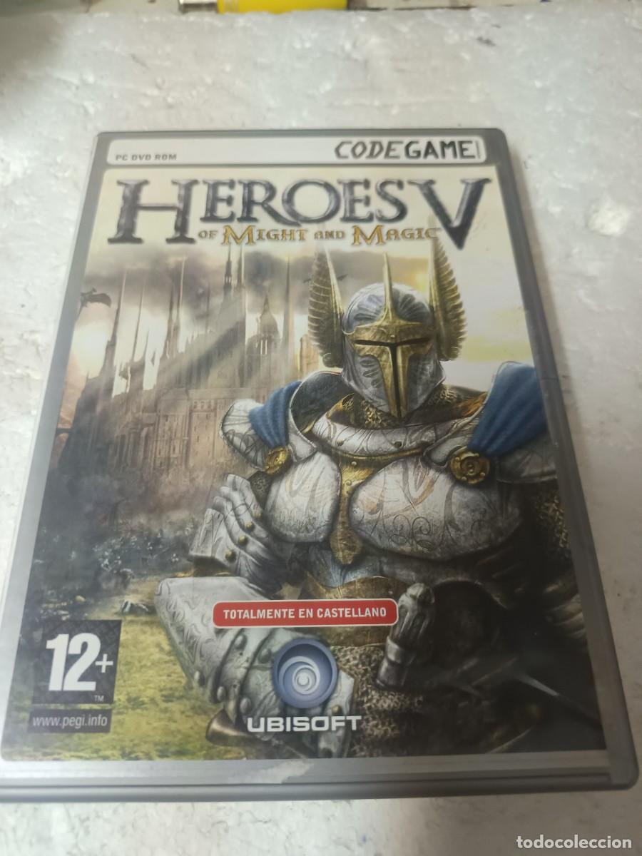 Videojuegos y consolas: Juego pc DVD ROM h&eacute;roes v - Foto 1