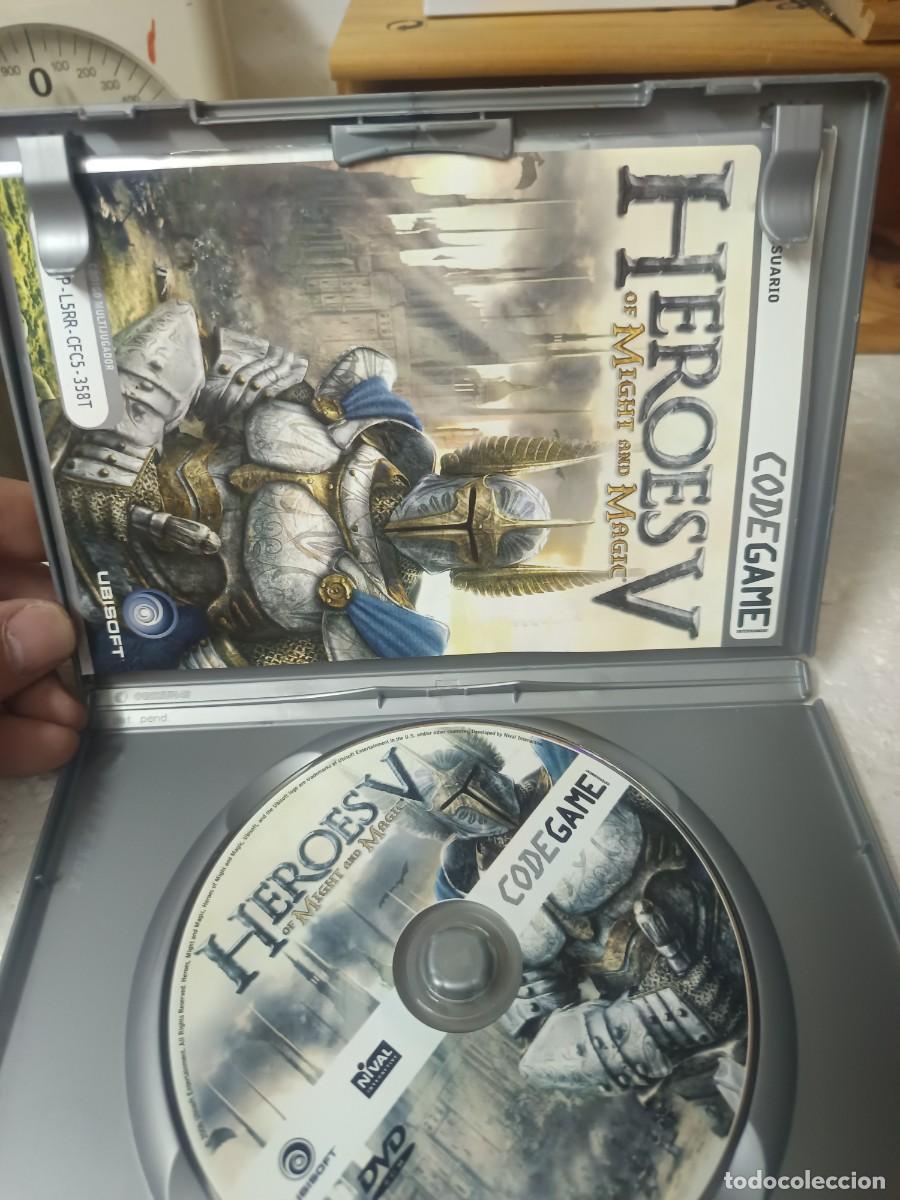 Videojuegos y consolas: Juego pc DVD ROM h&eacute;roes v - Foto 3