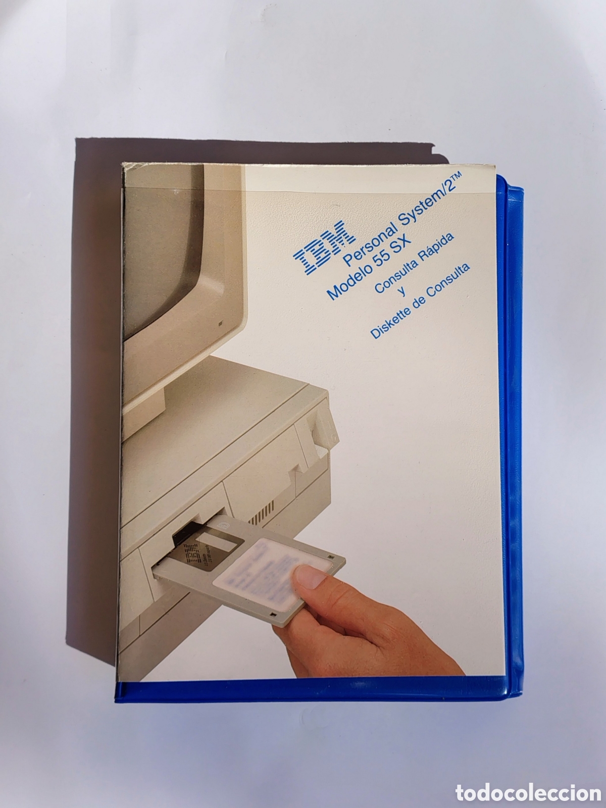 Videojuegos y consolas: IBM PS/2 55 SX &ndash; Carpeta Original, Documentaci&oacute;n y Disquetes