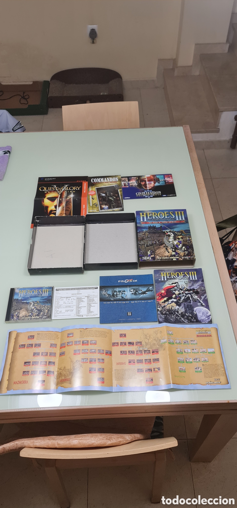 Videojuegos y consolas: Heroes III PC Big Box Completo Proein Espa&ntilde;a - Foto 5