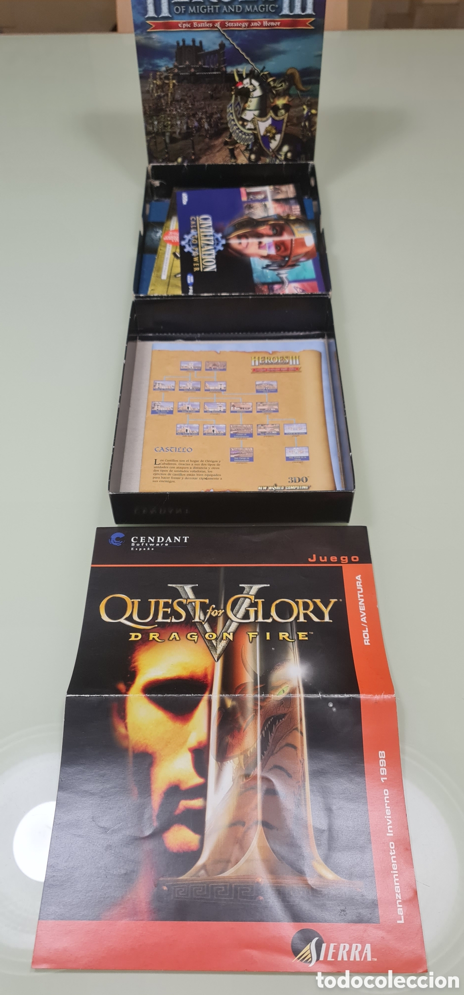 Videojuegos y consolas: Heroes III PC Big Box Completo Proein Espa&ntilde;a - Foto 17
