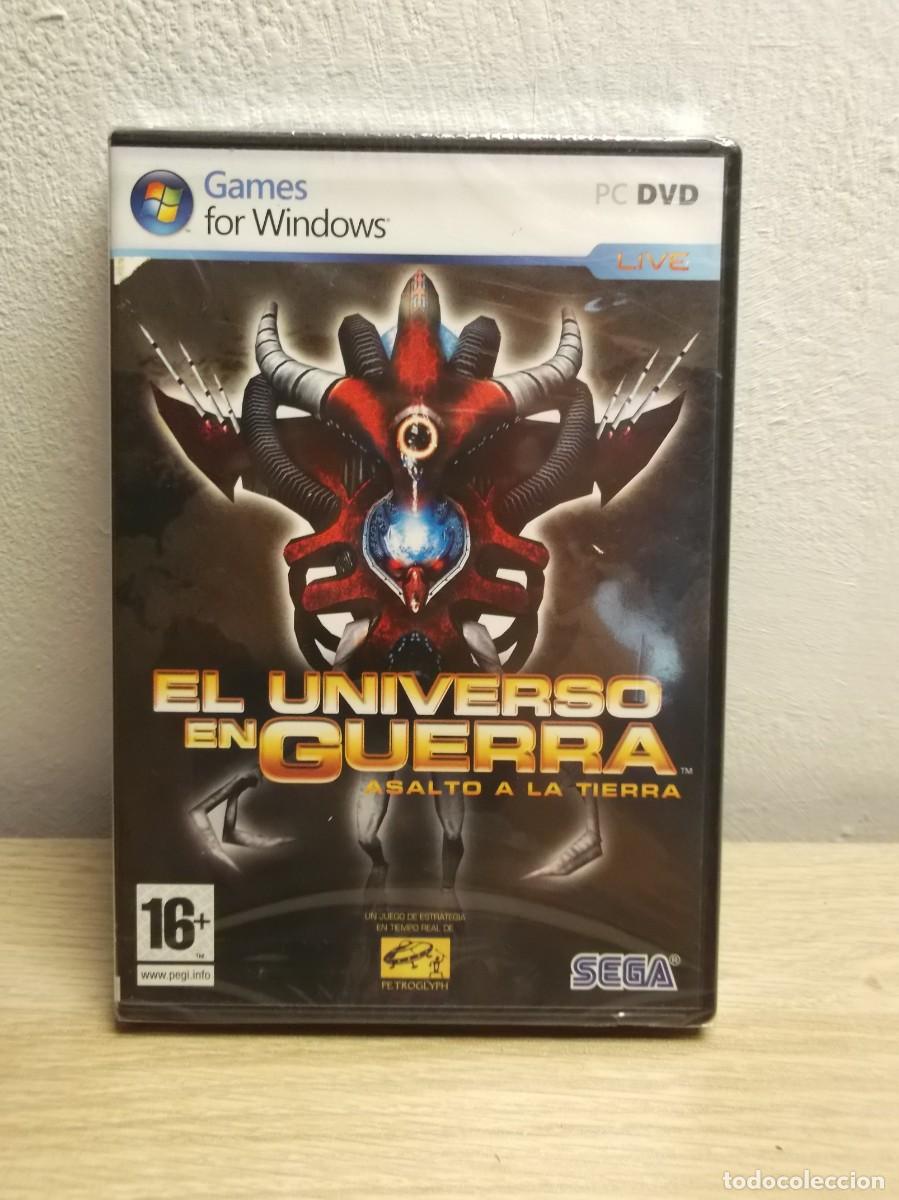 Videojuegos y consolas: El Universo En Guerra: Asalto A La Tierra JUEGO SEGA PC NUEVO PRECINTADO