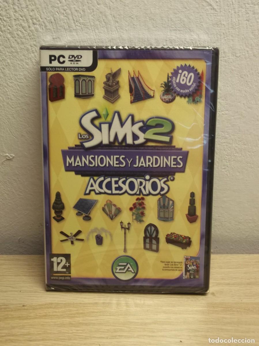 Videojuegos y consolas: Los Sims 2 Mansiones Y Jardines Accesorios Pc Dvd NUEVO PRECINTADO