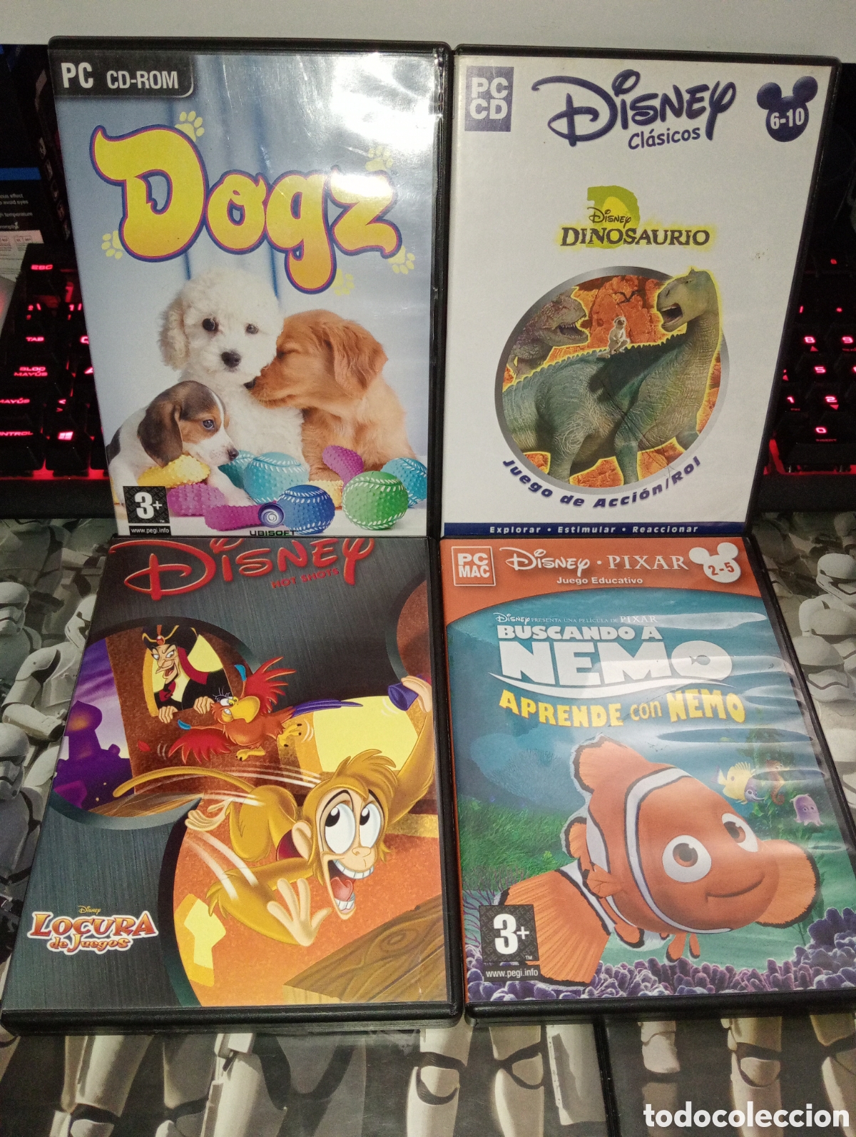 Videojuegos y consolas: Juegos Disney Pc Dogz Nemo Dinosaurio Tejemaneje