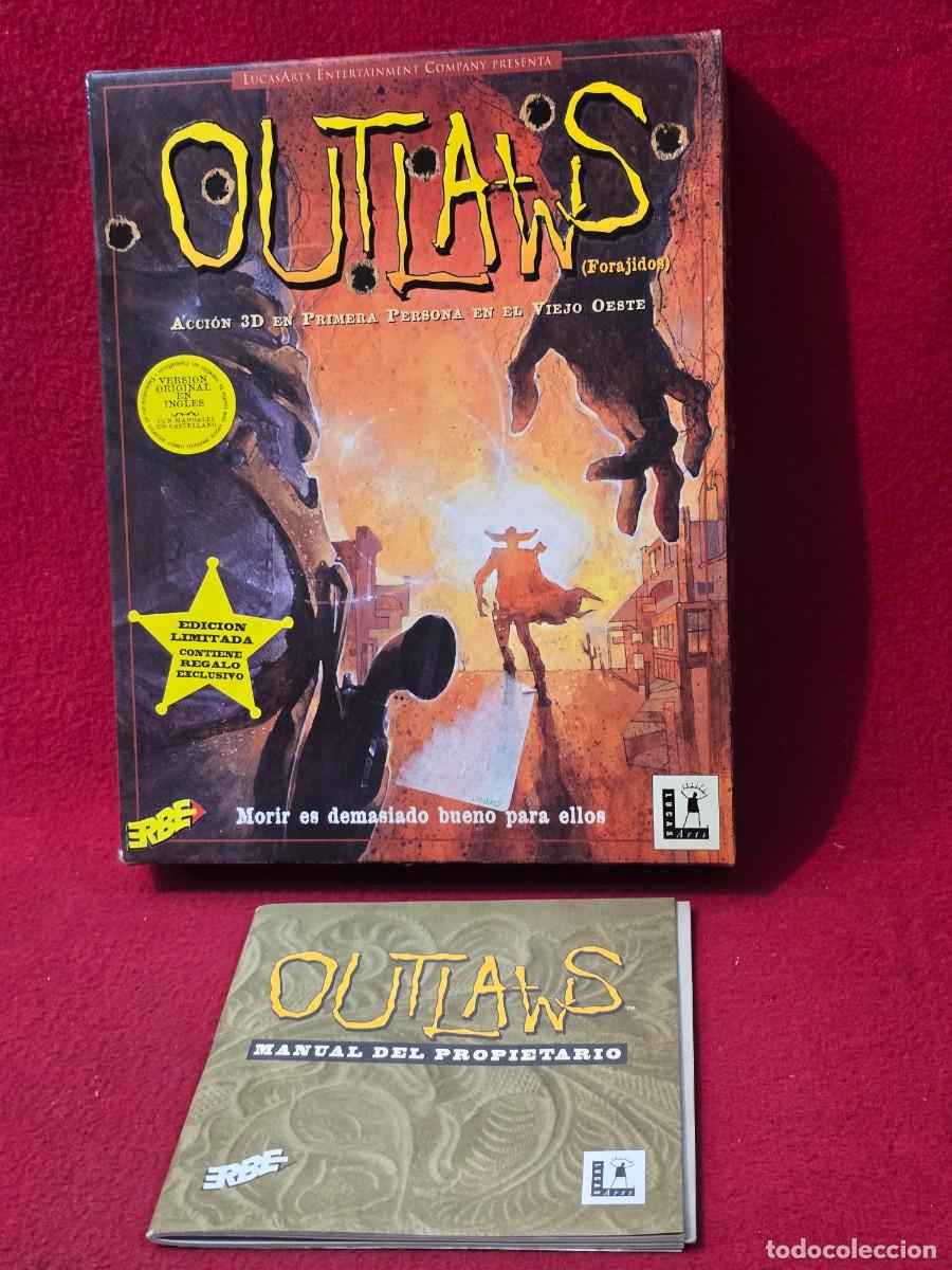 Videojuegos y consolas: CAJA VACIA CON INSTRUCCIONES JUEGO DE PC OUTLAWS