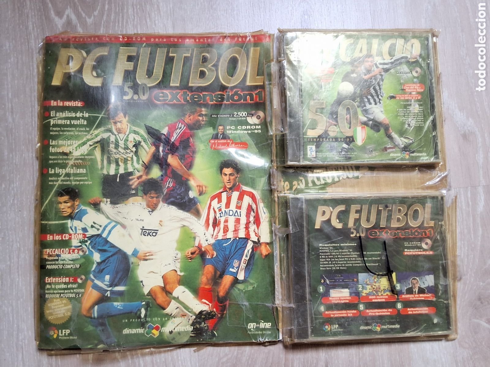 Videojuegos y consolas: Pc futbol 5.0 extensi&oacute;n juego para pc temporada 96-97 incluye cd