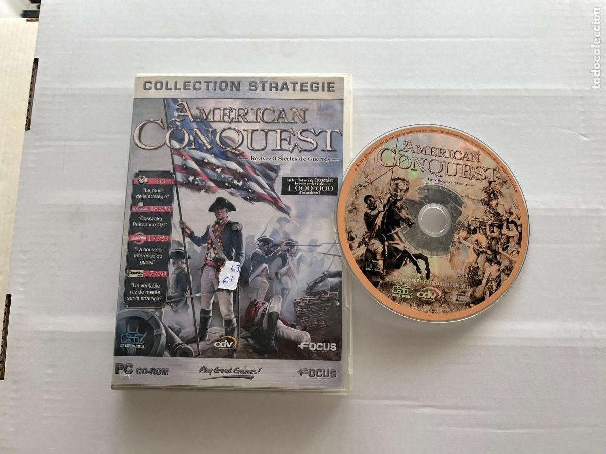 Videojuegos y consolas: AMERICAN CONQUEST - PC ROM KREATEN