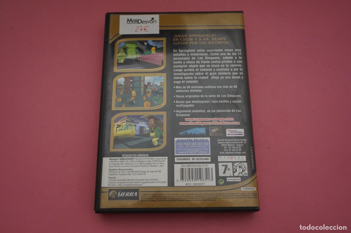 Videojuegos y consolas: JUEGO PC - THE SIMPSONS - HIT & RUN - Foto 6