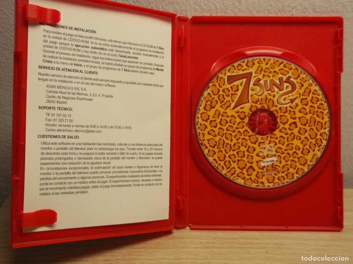 Videojuegos y consolas: 7 SINS JUEGO ATARI de PC - Foto 2