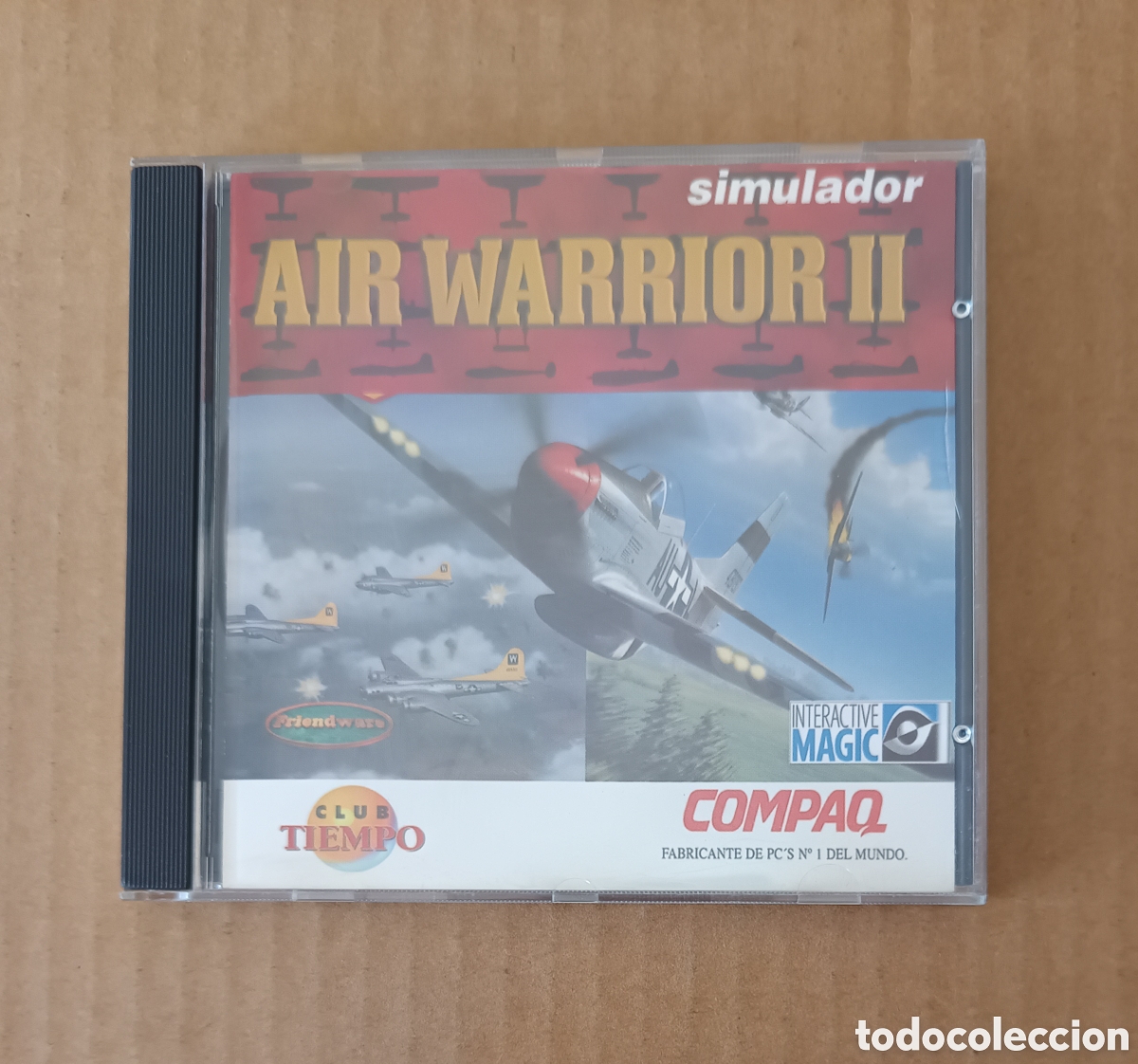Videojuegos y consolas: Juego PC CD-Rom Air Warrior II (Interactive Magic, 1998). Club Tiempo/Compaq/Friendware. Simulador.