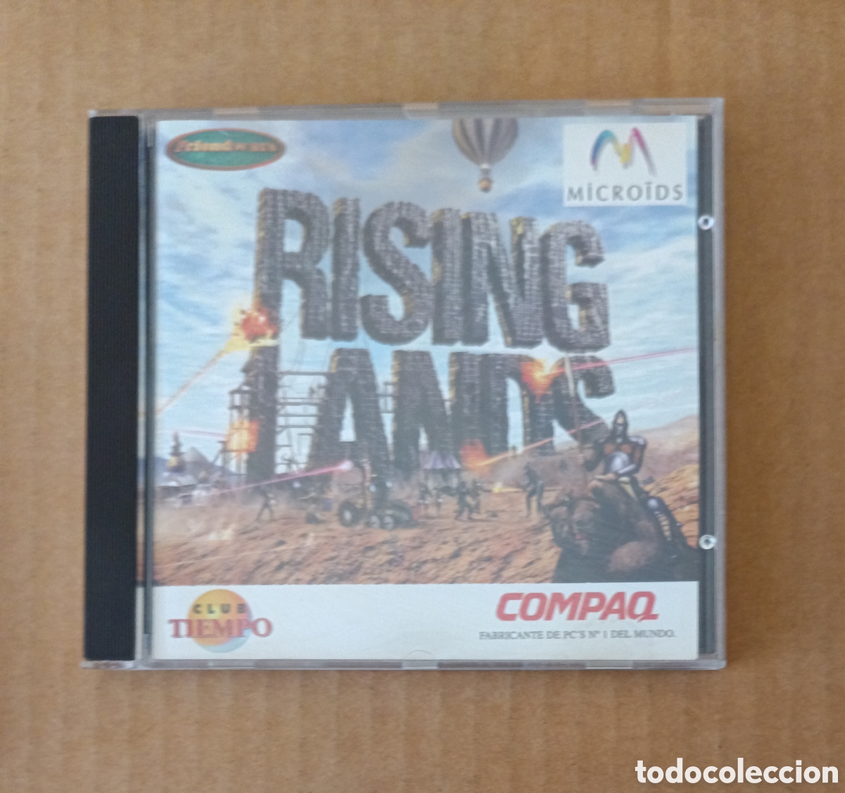 Videojuegos y consolas: Juego PC CD-Rom Rising Lands (Micro&iuml;ds, 1998). Club Tiempo/Compaq/Friendware.