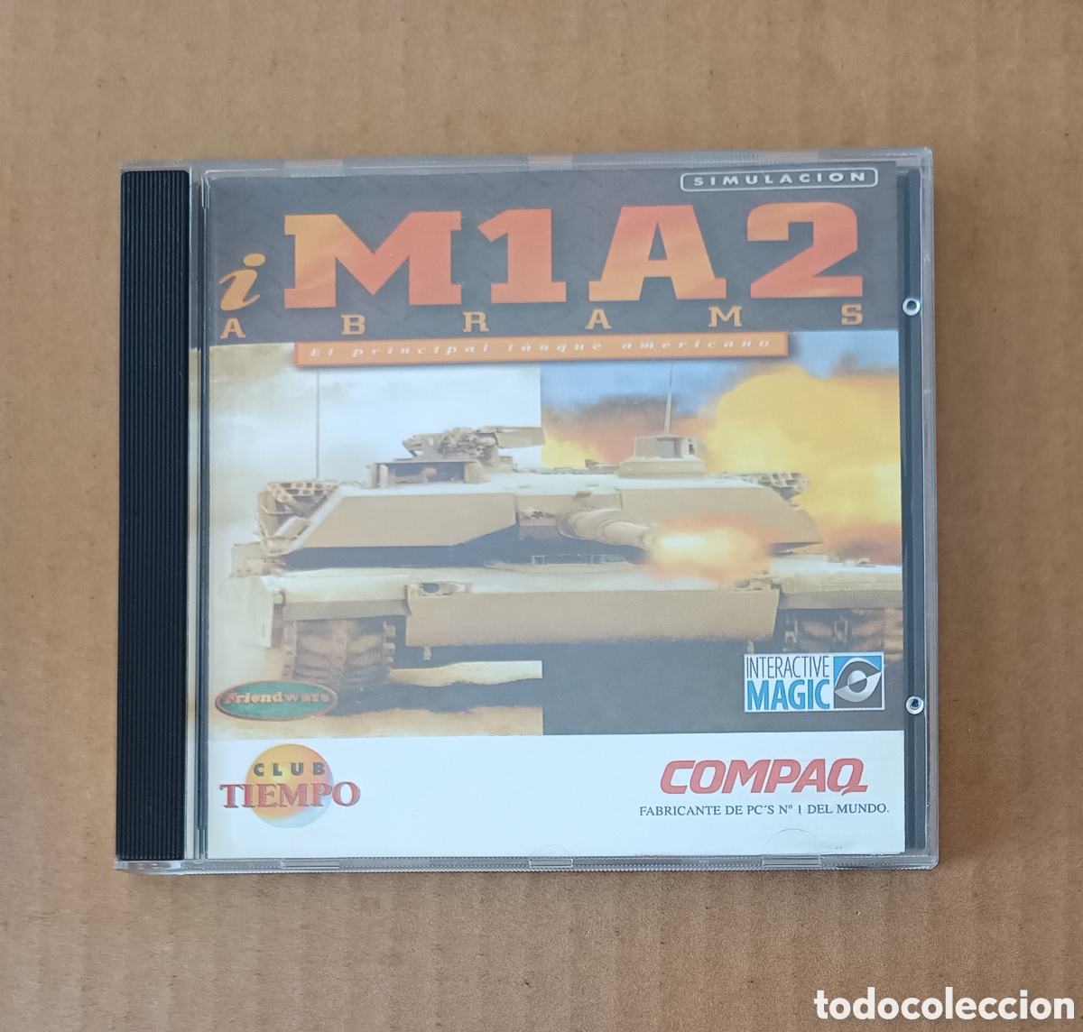 Videojuegos y consolas: Juego PC CD-Rom iM1A2 Abrams: El Principal Tanque Americano (Interactive Magic, 1998). Club Tiempo.