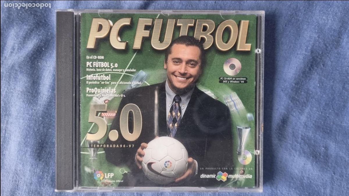 Videojuegos y consolas: PC F&Uacute;TBOL 5.0 - TEMPORADA 96-97 - DINAMIC MULTIMEDIA - JUEGO PC 1996