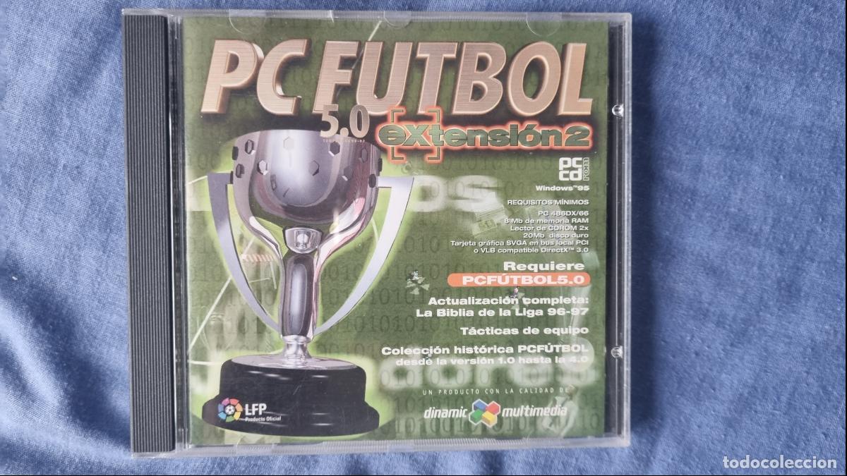 Videojuegos y consolas: PC F&Uacute;TBOL 5.0 EXTENSI&Oacute;N 2 - TEMPORADA 96-97 - DINAMIC MULTIMEDIA 1997 - PC