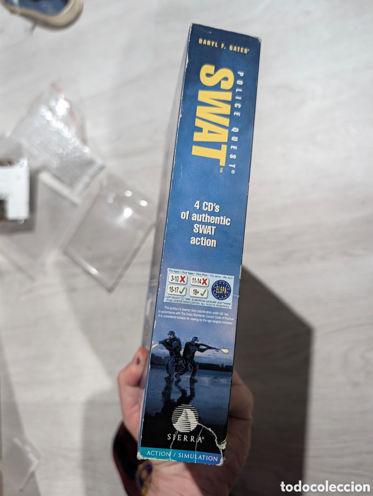 Videojuegos y consolas: Antiguo juego pc Windows SWAT original - Foto 4