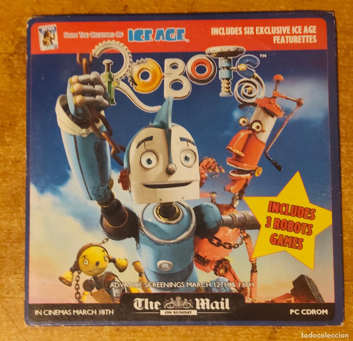 Videojuegos y consolas: Portada de Robots (Windows) (CD promocional de Mail On Sunday) - Foto 1