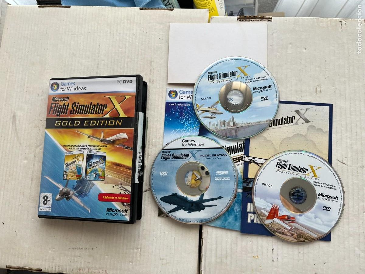 Videojuegos y consolas: microsoft flight simulator x gold edition PC KREATEN