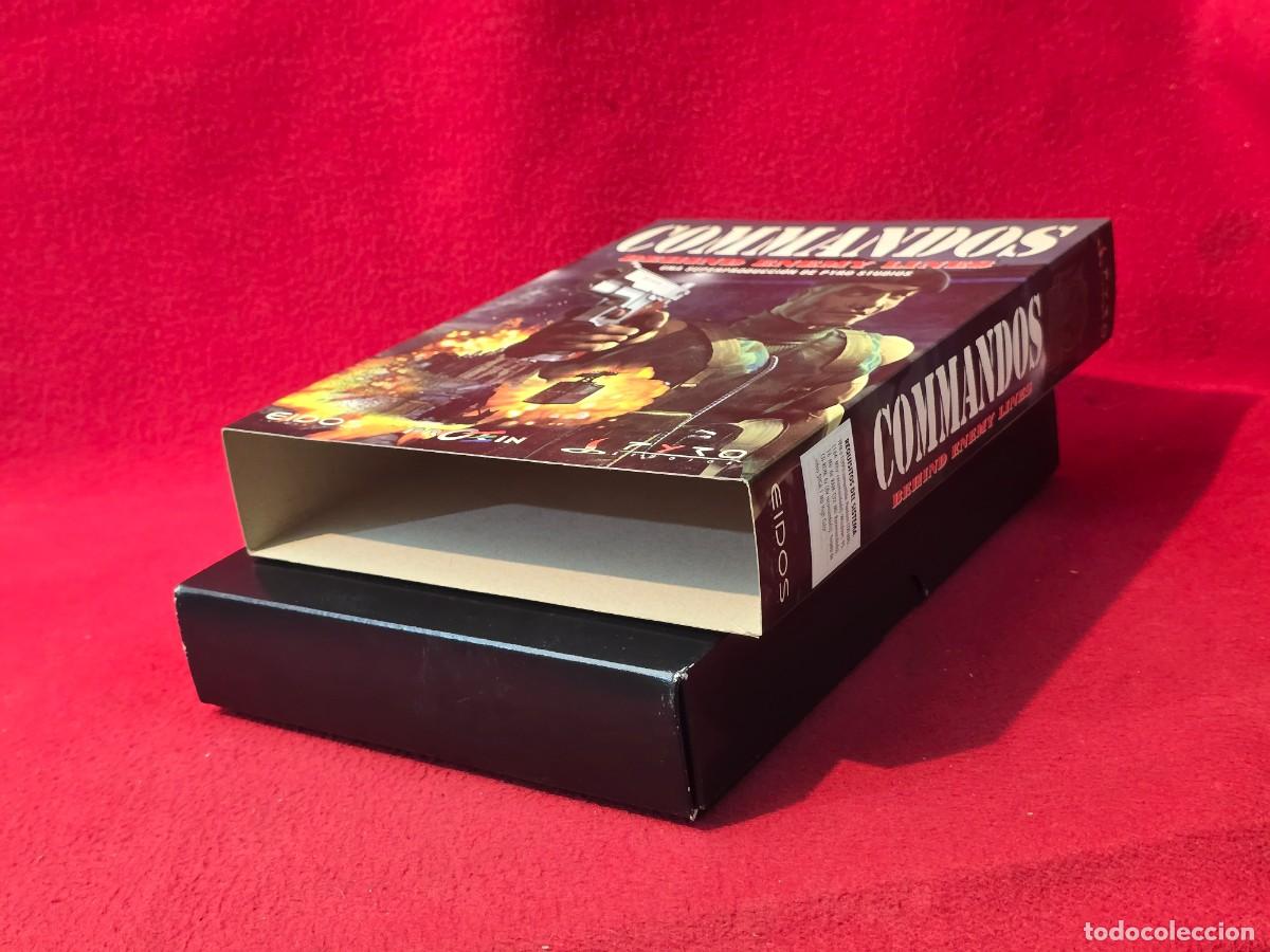 Videojuegos y consolas: CAJA VACIA CON MANUAL DE VIDEOJUEGO DE PC : COMMANDOS - Foto 2