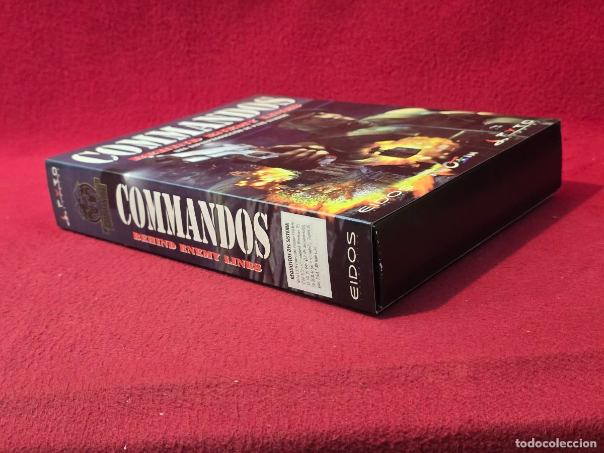 Videojuegos y consolas: CAJA VACIA CON MANUAL DE VIDEOJUEGO DE PC : COMMANDOS - Foto 4