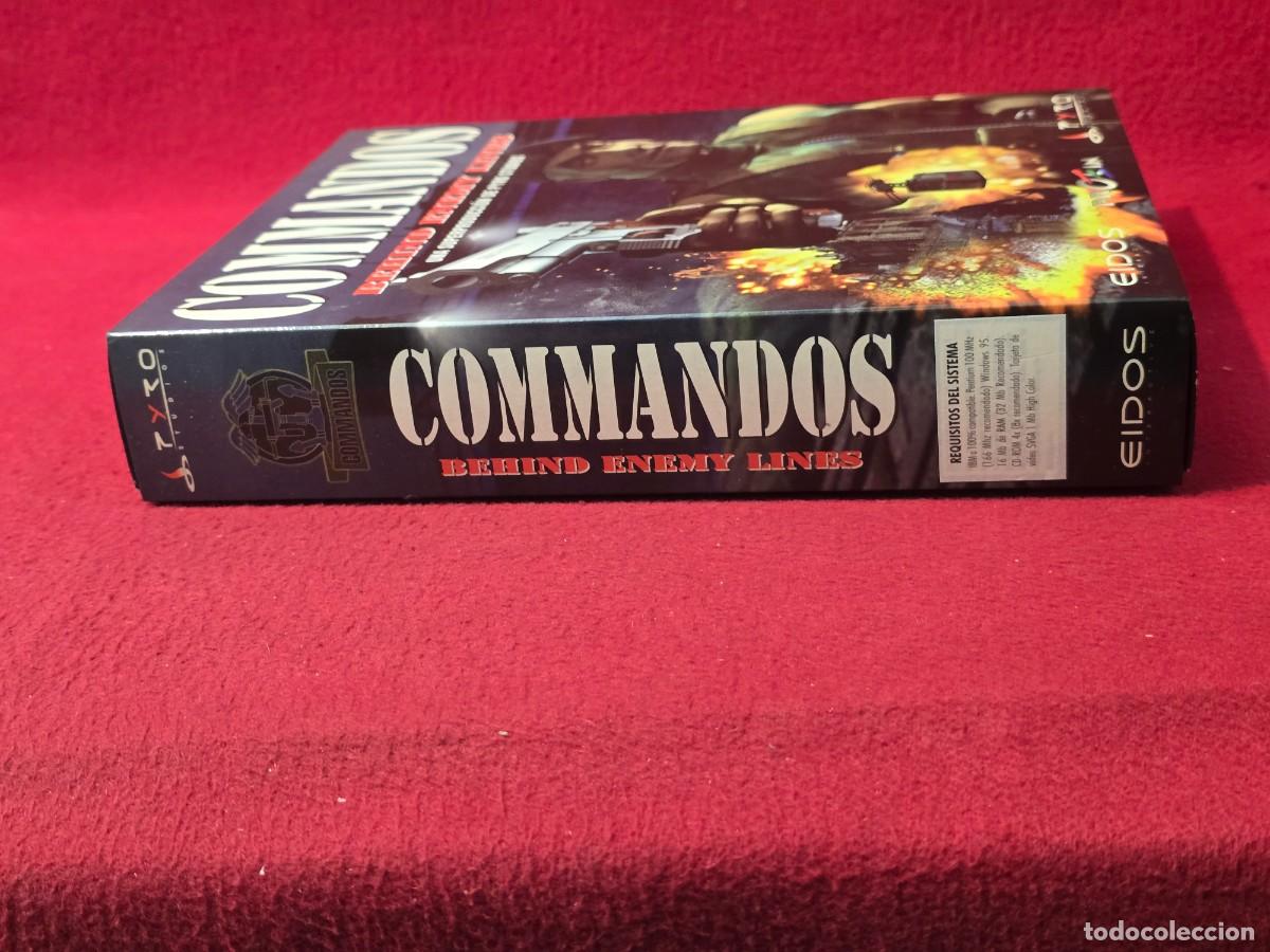 Videojuegos y consolas: CAJA VACIA CON MANUAL DE VIDEOJUEGO DE PC : COMMANDOS - Foto 5