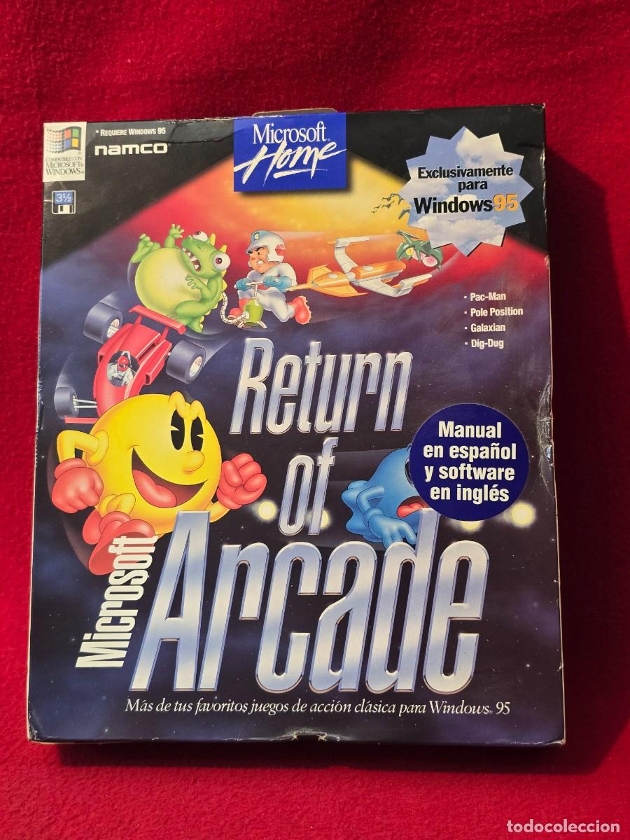 Videojuegos y consolas: CAJA VACIA DE VIDEOJUEGO DE PC : RETURN OF ARCADE