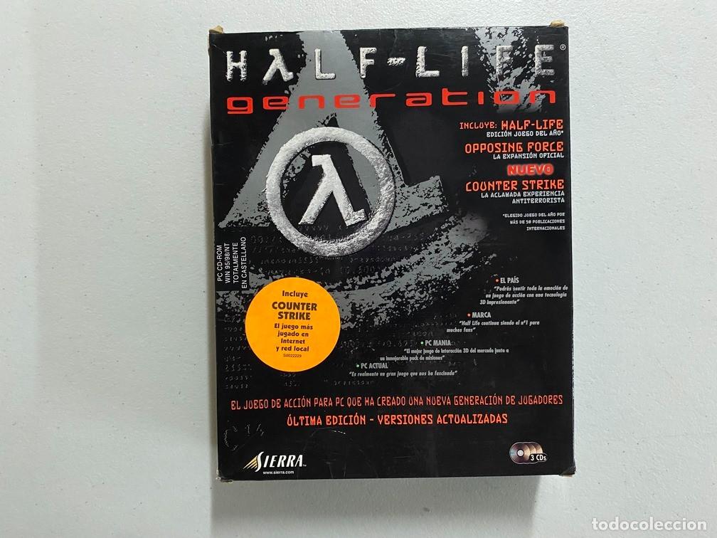Videojuegos y consolas: HALF-LIFE GENERATION - PC Videojuego Caja grande cart&oacute;n Big Box