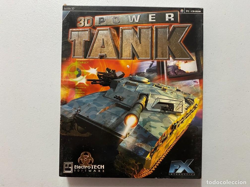 Videojuegos y consolas: 3D POWER TANK - PC Videojuego Caja grande cart&oacute;n Big Box