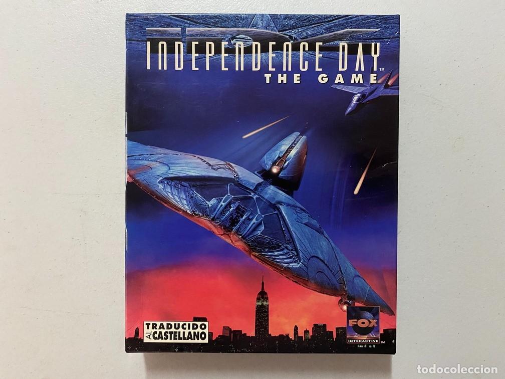 Videojuegos y consolas: INDEPENDENCE DAY - PC Videojuego Caja grande cart&oacute;n Big Box