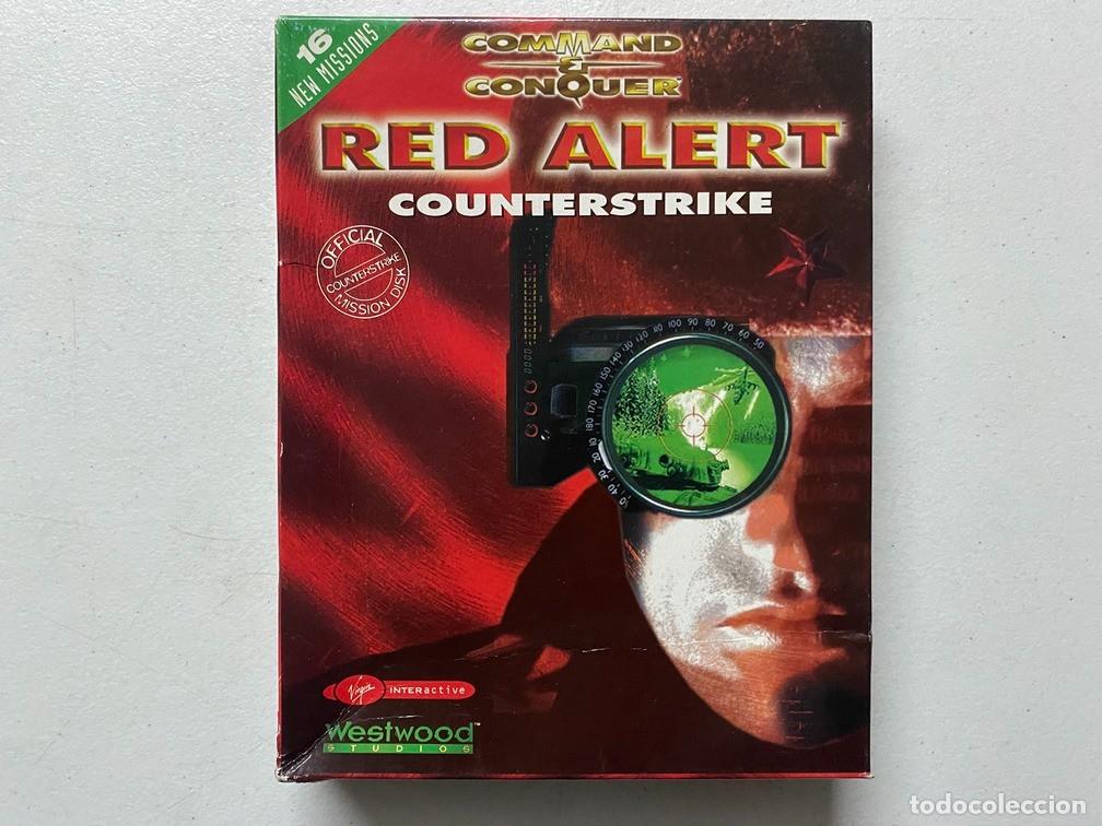 Videojuegos y consolas: Command & Conquer - Red Alert - Counterstike - PC Videojuego Caja grande cart&oacute;n Big Box