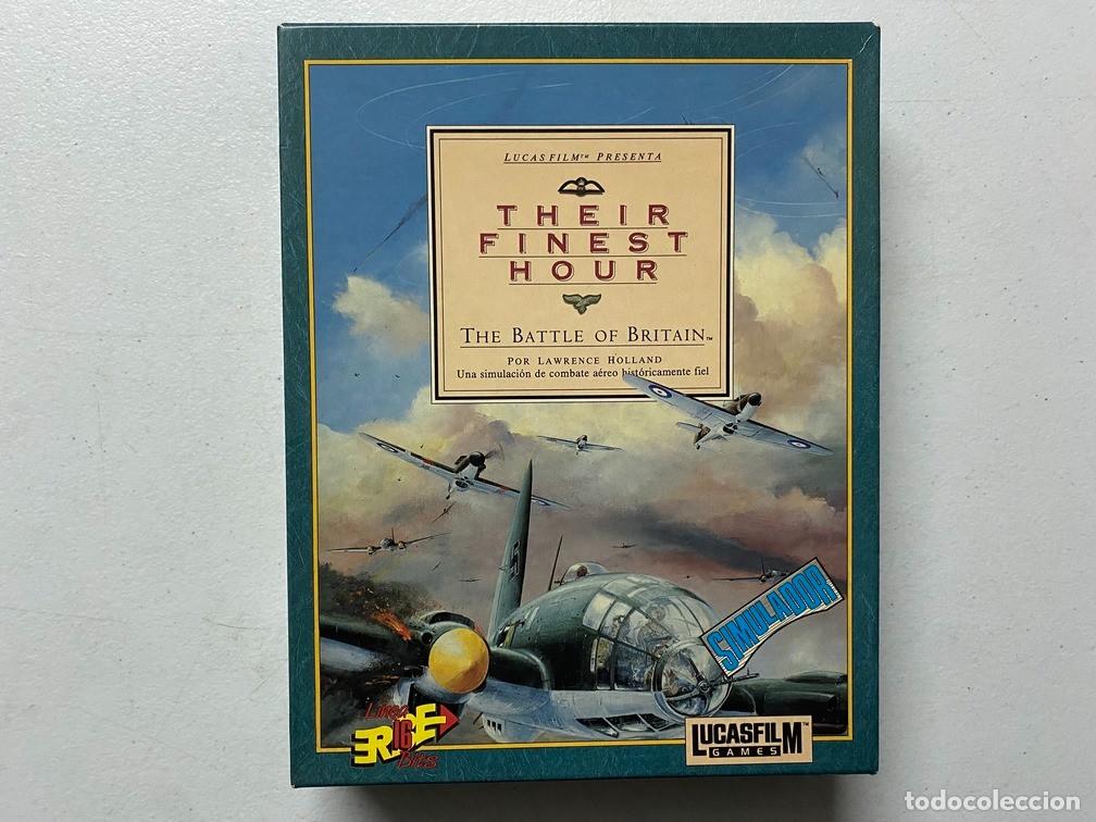 Videojuegos y consolas: THEIR FINEST HOUR - PC Videojuego Caja grande cart&oacute;n Big Box