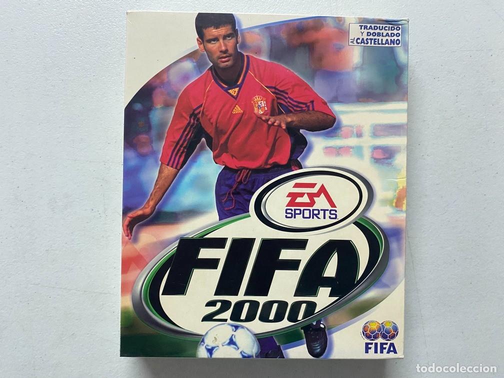 Videojuegos y consolas: FIFA 2000 - PC Videojuego Caja grande cart&oacute;n Big Box