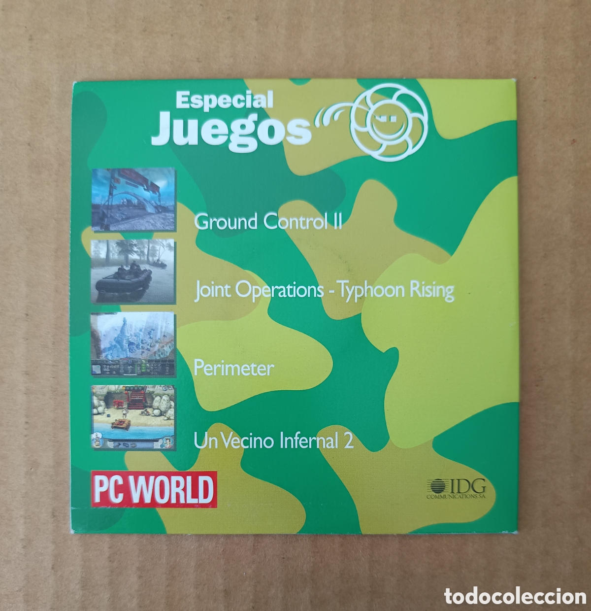 Videojuegos y consolas: CD-ROM PC World Especial Juegos (IDG, 2004). Con Ground Control II, Joint Operations-Typhoon Rising