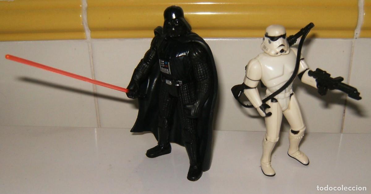 Videojuegos y consolas: Figuras DARTH VADER y STORMTROOPER . Star Wars, The Power Of The Force, Kenner 1995