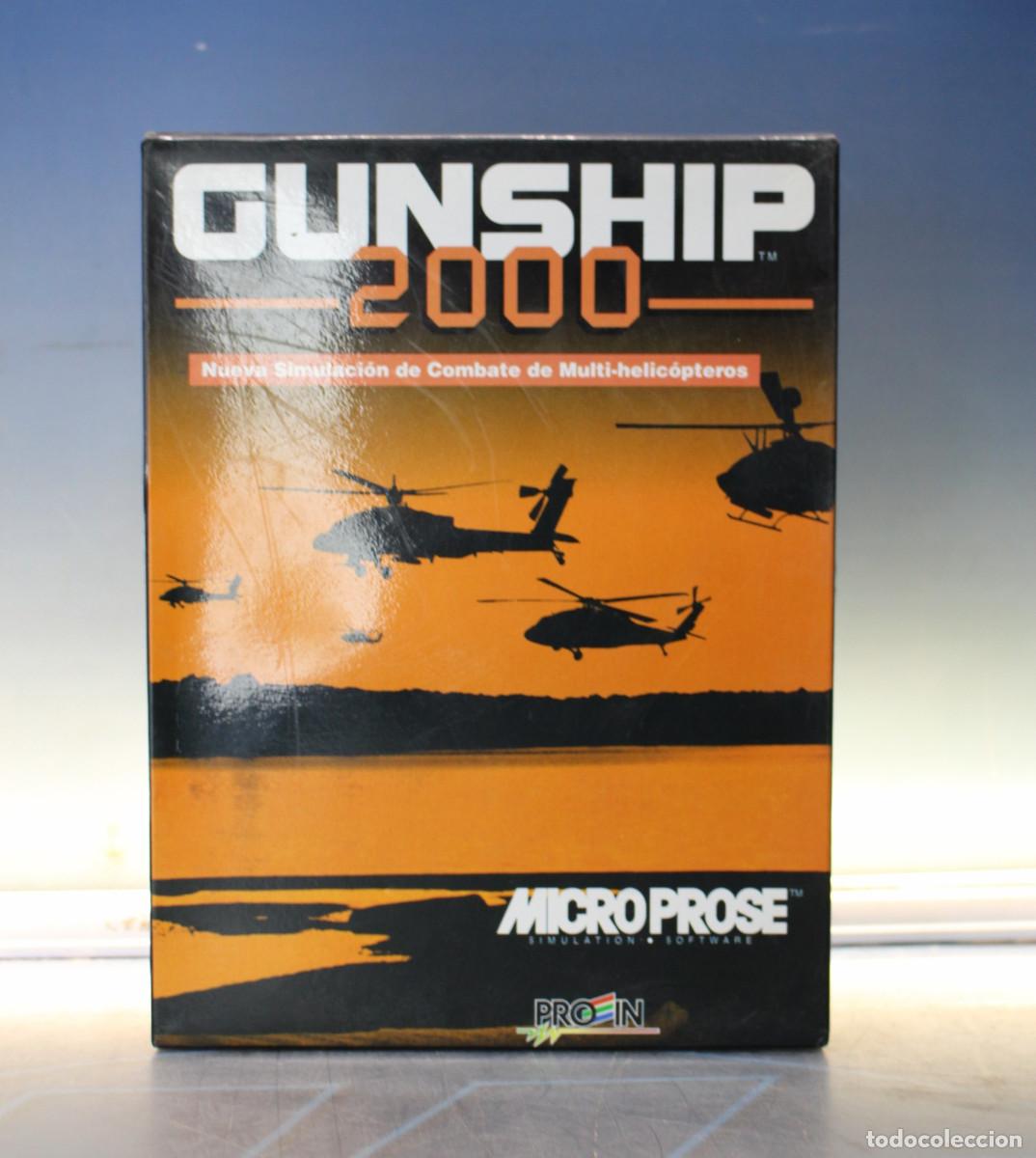 Videojuegos y consolas: Videojuego PC: Gunship 2000. MicroProse, 1991. Big box.
