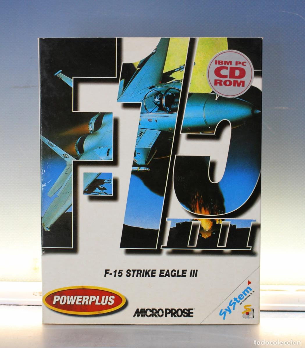 Videojuegos y consolas: Videojuego PC: F-15 Strike Eagle III. MicroProse, 1992. Big box.