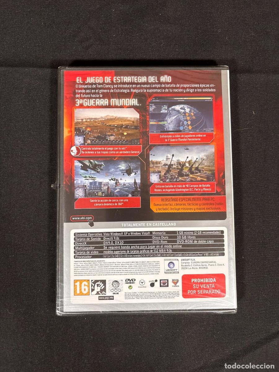 Videojuegos y consolas: TOM CLANCYS ENDWAR PC DVD ROM CODEGAME UBISOFT ESPA&Ntilde;OL NUEVO PRECINTADO - Foto 4