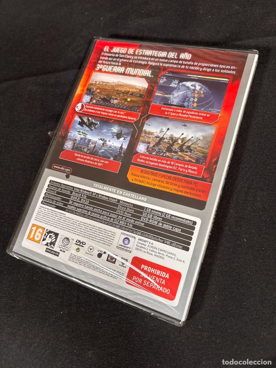 Videojuegos y consolas: TOM CLANCYS ENDWAR PC DVD ROM CODEGAME UBISOFT ESPA&Ntilde;OL NUEVO PRECINTADO - Foto 5