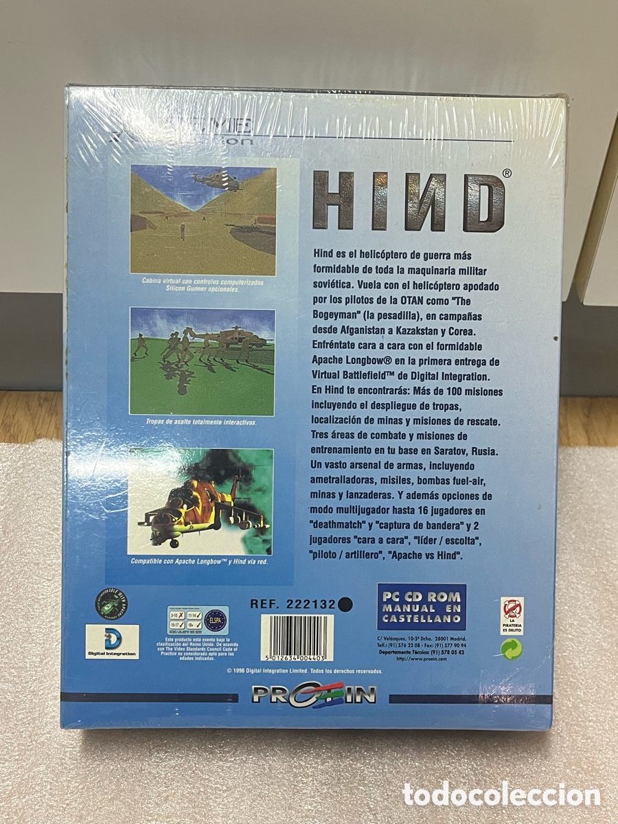 Videojuegos y consolas: HIND PC CD-ROM &ndash; Caja grande precintada - Foto 10