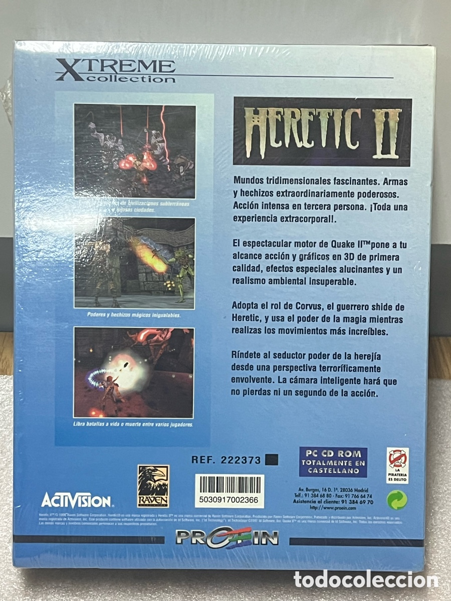Videojuegos y consolas: HERETIC II PC &ndash; Caja grande precintada - Foto 7