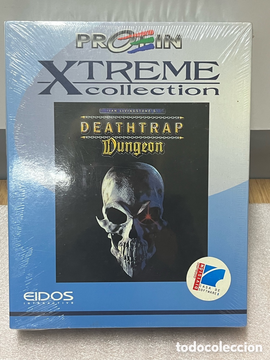 Videojuegos y consolas: DEATHTRAP DUNGEON PC &ndash; Caja grande precintada