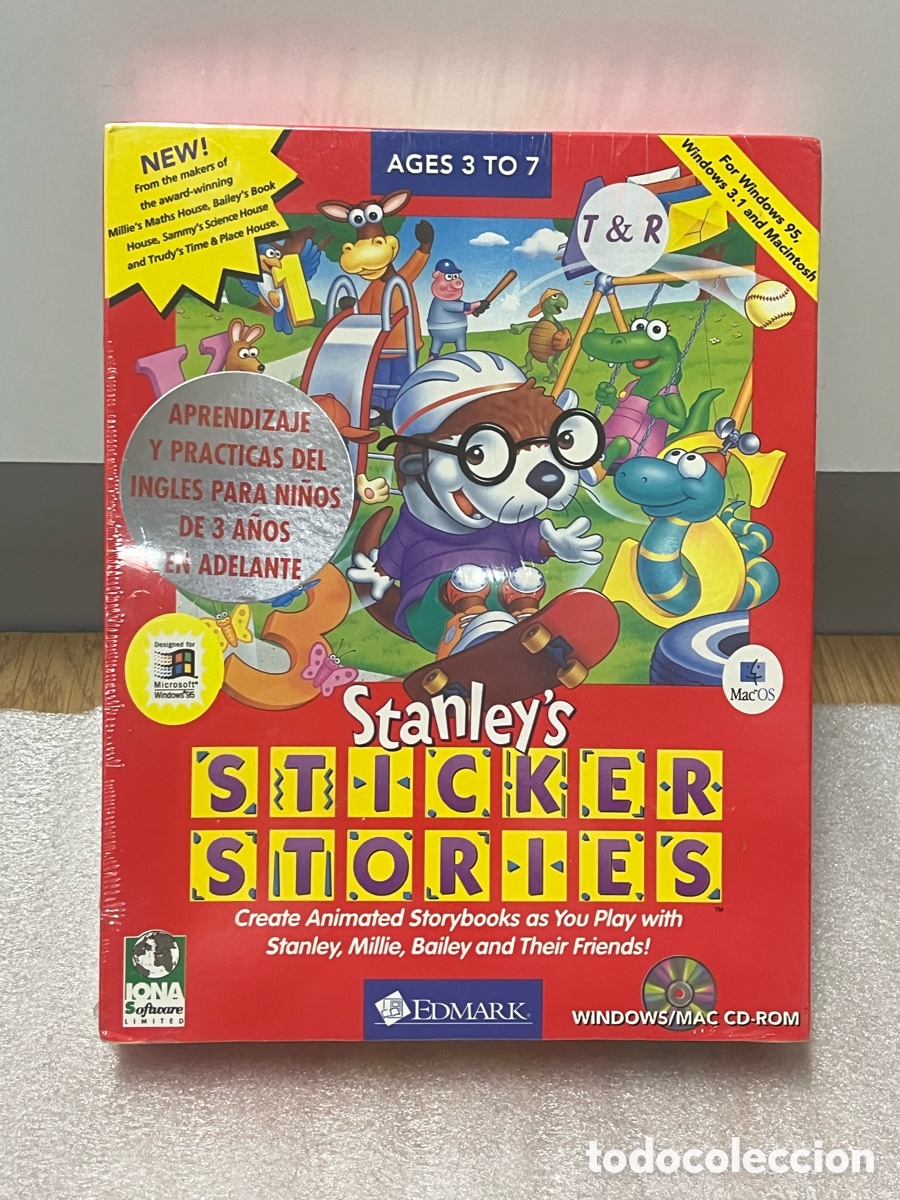 Videojuegos y consolas: STANLEY&rsquo;S STICKER STORIES &ndash; Caja grande precintada