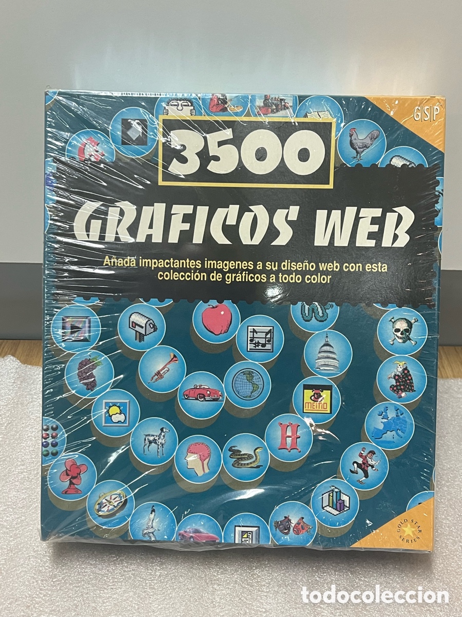 Videojuegos y consolas: 3500 GR&Aacute;FICOS WEB GSP &ndash; Caja grande precintada