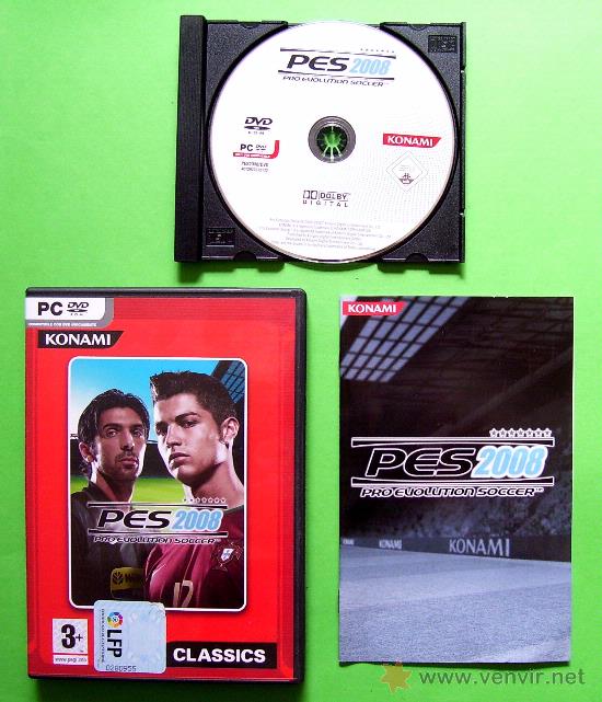 Videojuegos y consolas: PES 2008 PRO EVOLUTION SOCCER - JUEGO PC DEPORTES - Foto 2
